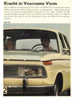 1969 BMW PROGRAMMA BROCHURE NEDERLANDS, Nieuw
