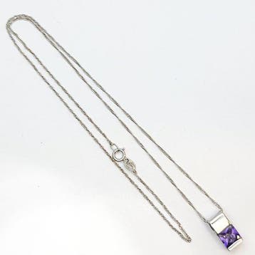 Ensemble de bijoux 2 pièces - 18 carats Or blanc - 0.50ct.