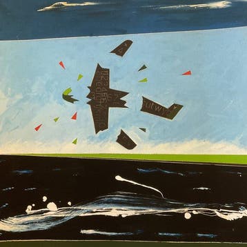 Franco Angeli (1935-1988) - Cade laereo, Antiquités & Art