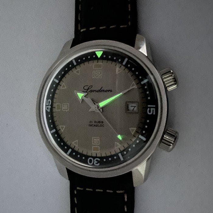 Landeron Compressor Automatic - Homme - 2020 et après, Handtassen en Accessoires, Horloges | Heren