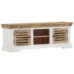 vidaXL Tv-meubel 110x30x40 cm massief mangohout, Verzenden, Nieuw