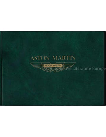 1989 ASTON MARTIN V8 INSTRUCTIEBOEKJE ENGELS