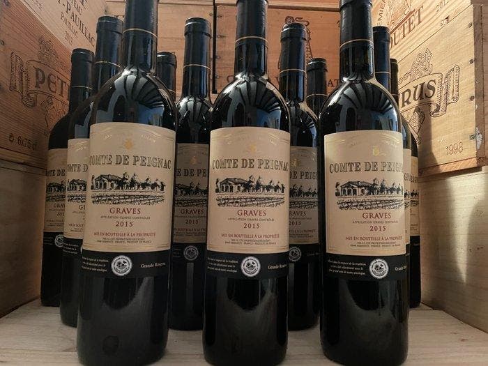 2015 Château Comte de Peignac Grande Réserve Graves - Graves, Verzamelen, Wijnen