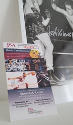 Jake LaMotta - Photographie signed with COA of JSA, Verzamelen, Nieuw