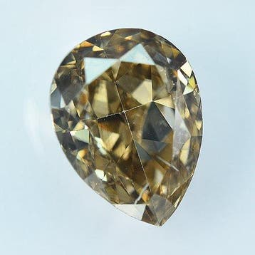 1 pcs Diamant (Natuurlijk gekleurd) - 1.20 ct - Peer - Fancy