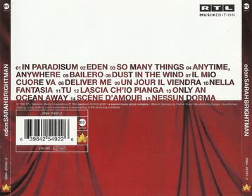 Sarah Brightman - Eden, Verzenden, Gebruikt
