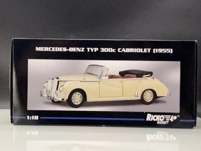 Ricko 1:18 - Model sedan - 1955 Mercedes-Benz 300 C, Hobby en Vrije tijd, Modelauto's | 1:5 tot 1:12