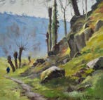 Mary Renard (1849-1925) - Vallée de la Sarthe vers Alençon