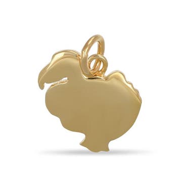 Dodo - Pendentif - 18 carats Or jaune - Fabriqué en Italie à, Bijoux, Sacs & Beauté