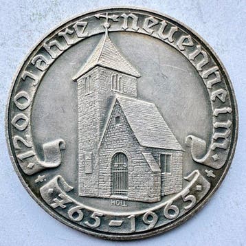 Duitsland. Medal 1965 / Silver Hallmarked (Zonder
