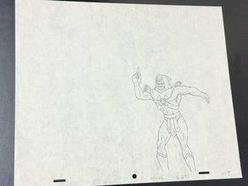 Filmation - Originele animatietekening van Skeletor - He-Man