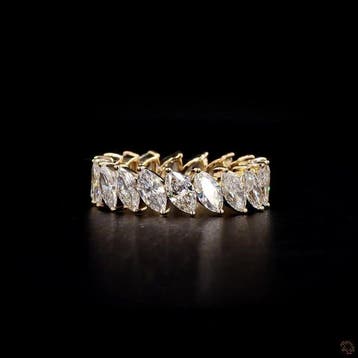 Eeuwigheidsring - 18 karaat Geel goud - 3.86ct. tw. Diamant