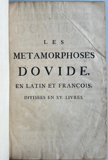 Ovid - Les Metamorphoses dOvide - 1702