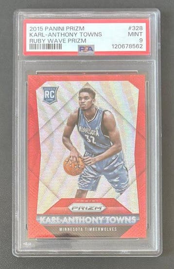 2015, 2017 Panini Prizm - Karl Anthony Towns & DeAaron Fox -, Nieuw