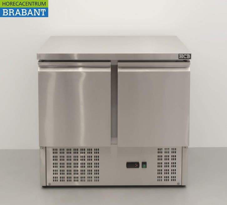 RVS HCB Koelwerkbank 2 deuren 90 cm 230V Horeca, Articles professionnels, Horeca | Équipement de cuisine, Enlèvement ou Envoi