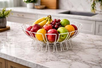Fruitmand - Smeedijzer - mid-century wire basket