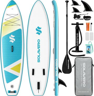SOLAVERO Opblaasbare Paddle voor Volwassenen, 335 x 83 x 15, Verzenden