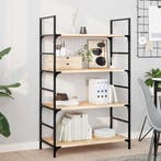 vidaXL Wandschappen 4 st zwevend 80x40x2 cm onbehandeld, Verzenden, Nieuw