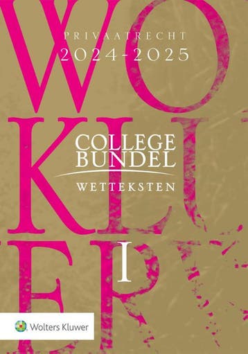 Collegebundel 2024-2025 9789013175714 Wolters Kluwer, Verzenden, Wolters Kluwer