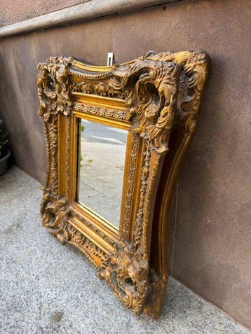 Wandspiegel - Hout - Vergulde Rococo-lijst