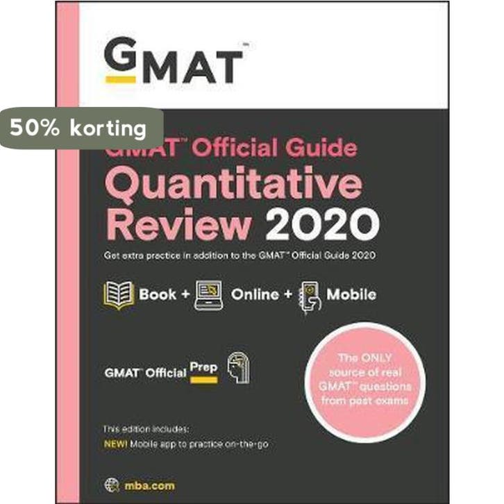 GMAT Official Guide 2020 Quantitative Review 9781119576082, Boeken, Taal | Engels, Zo goed als nieuw, Verzenden