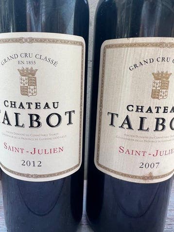 2007 & 2012 Chateau Talbot - Saint-Julien Grand Cru Classé -, Nieuw