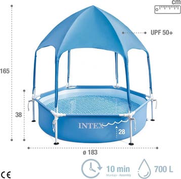 Intex Zwembad met metalen frame, 1,83 m × 38 cm (28209NP), Tuin en Terras, Ophalen of Verzenden, Nieuw