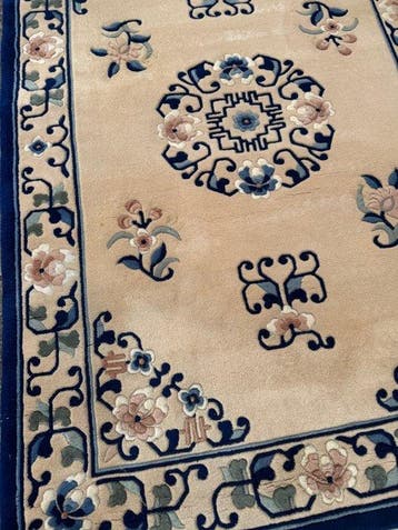 China Aubusson - Gereinigd - handgeknoopt - wol - Tapijt -, Nieuw