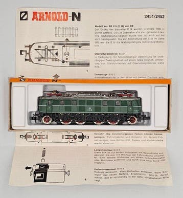 Arnold N - 2454 - Locomotive électrique (1) - Série BR118, Hobby en Vrije tijd, Nieuw