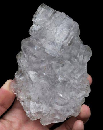 ijsheldere fluoriet uit Spanje (grote kast) - Hoogte: 11.6