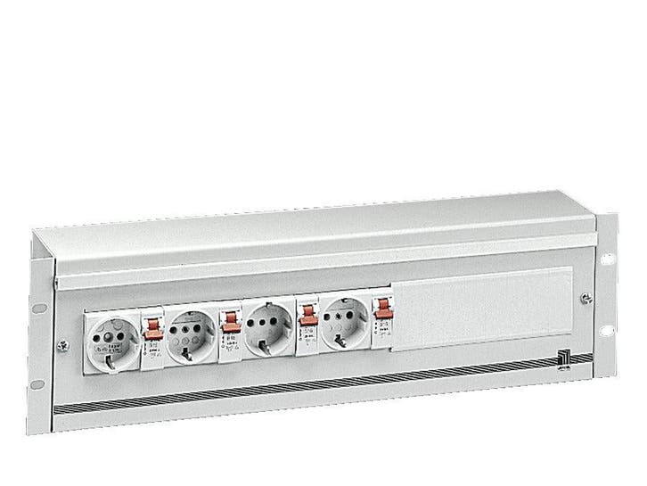 Rittal 19-Pouces 3U Boîte DÉnergie Unité De Distribution, Doe-het-zelf en Bouw, Elektriciteit en Kabels, Verzenden