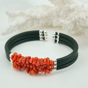 Koraal - Zilver, Zonder reservering - Armband - CORALLO