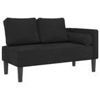 Zwarte Fluweel Chaise | Tweede Kansje | Stijlvol & Budget, Huis en Inrichting, Zetels | Zetels, Minder dan 75 cm, Nieuw, Minder dan 150 cm