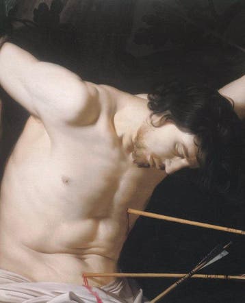 Gerrit van Honthorst (1592-1656) (after) - Saint Sebastian,, Antiek en Kunst