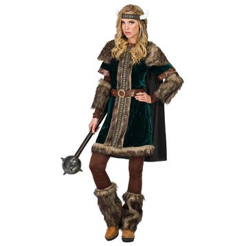 Viking Kostuum Bruin Dames, Verzenden, Nieuw