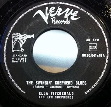 Ella Fitzgerald - The Swingin Shepherd Blues / Midnight Sun, Verzenden