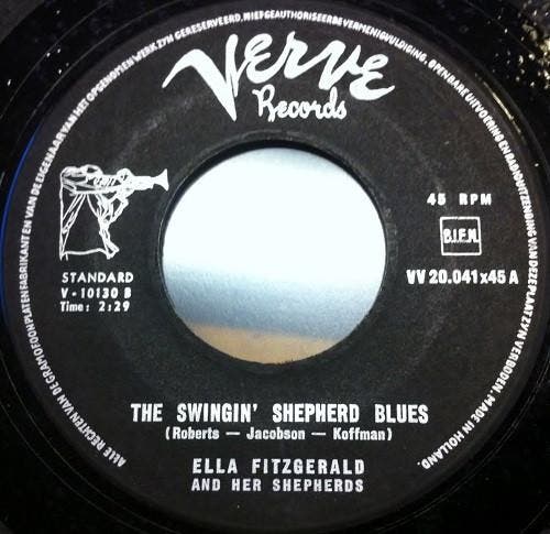 Ella Fitzgerald - The Swingin Shepherd Blues / Midnight Sun, Cd's en Dvd's, Vinyl | Pop, Gebruikt, Verzenden
