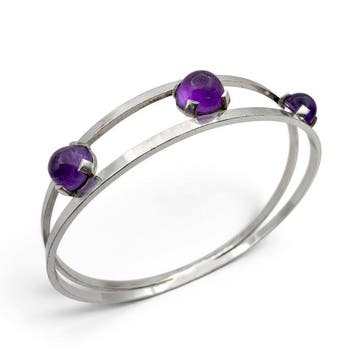 Zonder minimumprijs - Armband Zilver - amethist