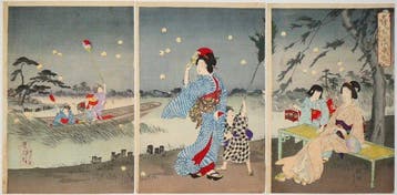 Ysh Chikanobu /  (1838–1912) Ysuzumi Hotaru no