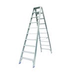 Solide dubbele trapladder 2×10 treden – 2.50m, Doe-het-zelf en Bouw, Ophalen of Verzenden, Nieuw, Trap, 2 tot 4 meter