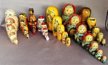 Themacollectie - Matroesjka poppen (Nesting Doills) -