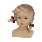 Figurine - Doll head - Polychroom