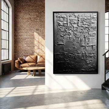 Jacopo Mattia Alegiani - Light on black (1998) Ready to hang