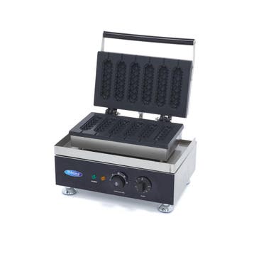 Wafelijzer | Zes worstenbroodjes tegelijk | 1.75kW (230V) |, Verzenden