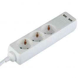 Viron Serino Stekkerdoos met USB - 3680W Verlengsnoer met 3, Verzenden, Nieuw