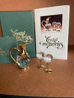Swarovski - Figurine - Memories set Wijnkaraf met 2 glazen -