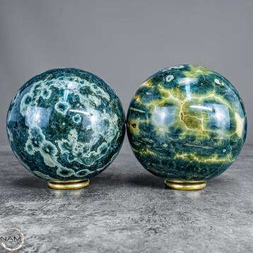 Exclusieve agaat-kogel-set uit Madagaskar – Twee