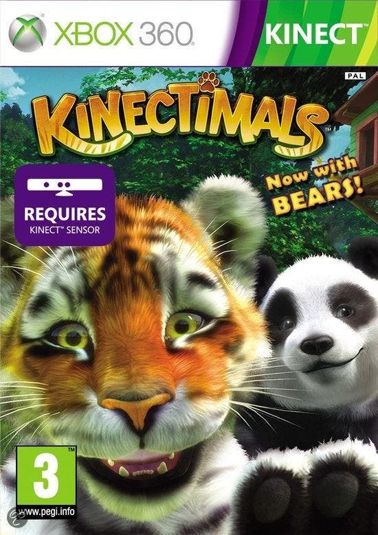 Kinectimals nu met Beren! (xbox 360 tweedehands game), Games en Spelcomputers, Games | Xbox 360, Ophalen of Verzenden