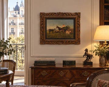 Escuela Impresionista Europea (XIX) - Pastora y sus cabras