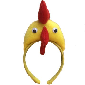 Kip Diadeem - Haan Verkleedkleren - Outfit Carnaval Accessoi, Verzenden